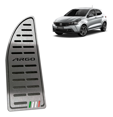 Fiat Argo 2023- Soleira Br E Descanso Em Inox