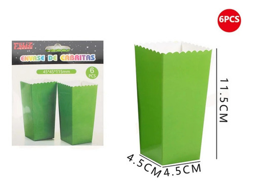 Cajas Cabritas Cumpleaños X6 Sorpresas Colores Surtidos