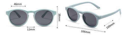 2 Unidades, Lentes Sol Polarizadas Con Marco Seguro Flexible