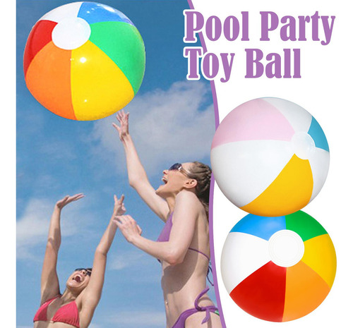 Pelota De Playa Inflable De Pvc, 3 Pelotas De Playa Para Fie