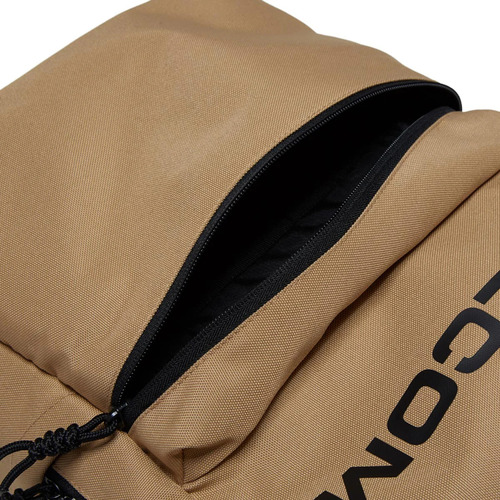Mochila Volcom Porta Lap Color Caqui Diseño De La Tela Liso