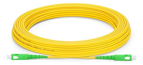 Kit Cople + Cable Fibra Optica P/ Modem Sc Apc Simplex 15 Mt