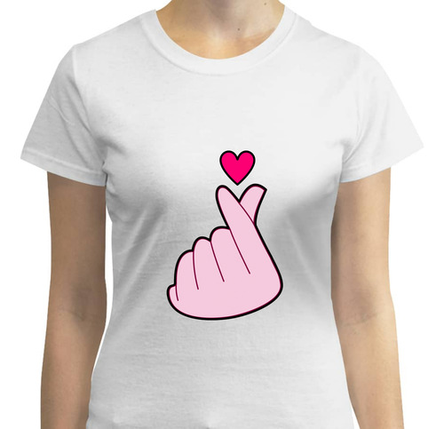 Playera Diseño K-heart - Finger Heart