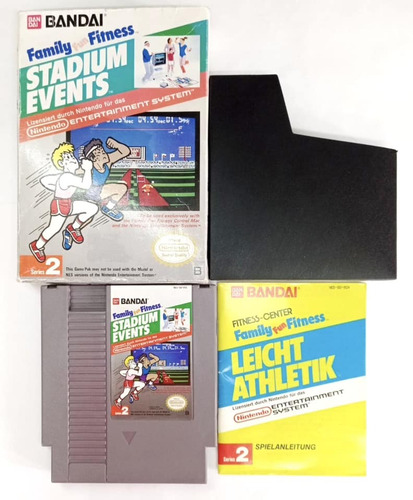 Stadium Events Y Tapete Nintendo Nes Bandai 1986 Cib Retromx (Usado)