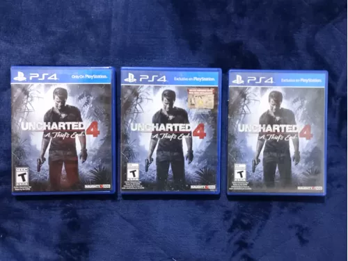 Uncharted 4 Mídia Física, Jogo de Computador Naughty Dog Usado 58512704