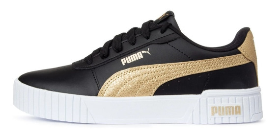 Tenis Puma Negros Dorado | MercadoLibre 📦