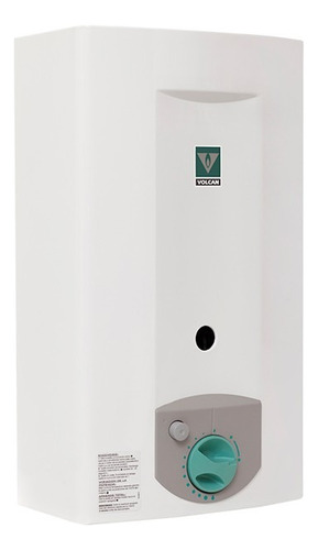 Calefón Volcan Gas Envasado 315krv 14 Litros Tiraje Natural Color Blanco Tipo De Gas Glp