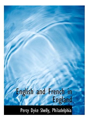 Libro English And French In England - Philadelphia