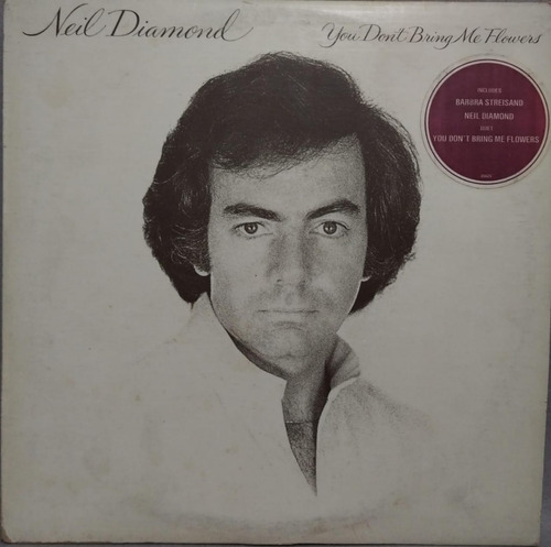 Neil Diamond  You Dont Bring Me Flowers Lp Excelente 1978