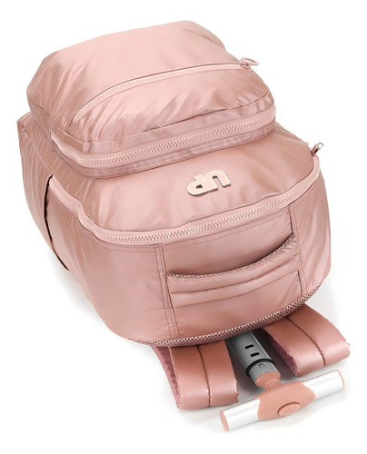 Mochila escolar Up4you Luxcel MC47244up metálica