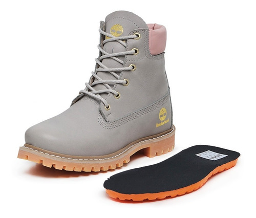 Bota Coturno Timberland Feminina Classica Couro Origi 10061