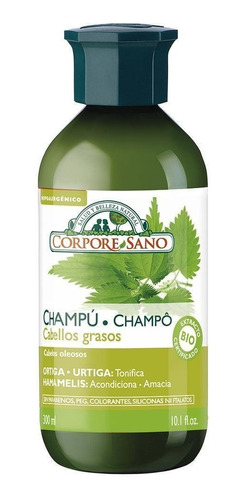 Corpore Sano Shampoo Cabello Graso  Bio Certificado 300 Ml