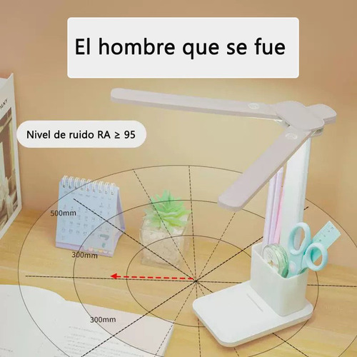 Lampara De Escritorio Usb Recargable Giratoria 180°
