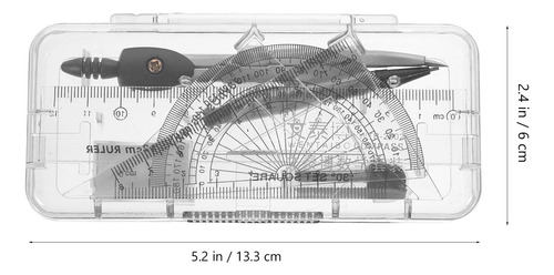 Herramienta De Dibujo Geométrico Compass Set Con Divisor Tra