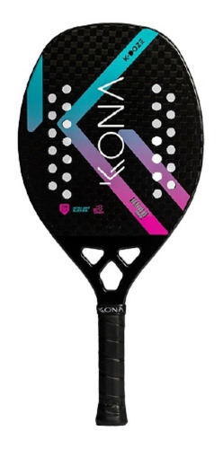 Raquete Beach Tennis Kona K Doze Profissional Carbono 12k Cor Azul