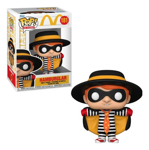 ¡Funko Pop! Hamburglar Mcdonald - Burger Thief #181