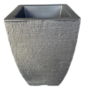 Maceta Nordica Moderna Color Plomo 33x20x45 Cm Jvqm30e