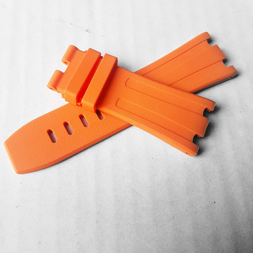 Extensible Naranja 28mm Compatible Audemars De Hebilla Ancho De La Correa 28 Mm