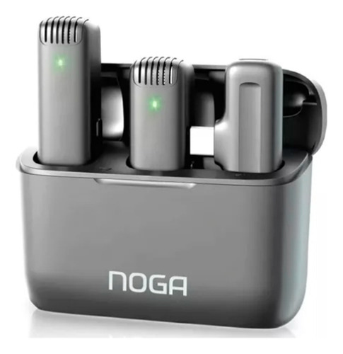 Micrófono Inalámbrico Noga Mi11s Celular Grabación Stream Color Negro