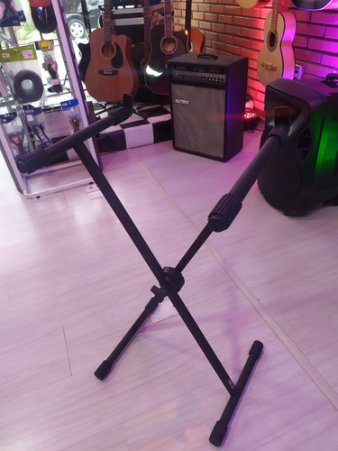 Imagem 2 de 3 de Suporte Para Teclado Pedestal Em X Apoio Suporte Ibox