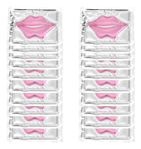 Set De 20 Mascarillas Labiales Hidratantes Con Colágeno