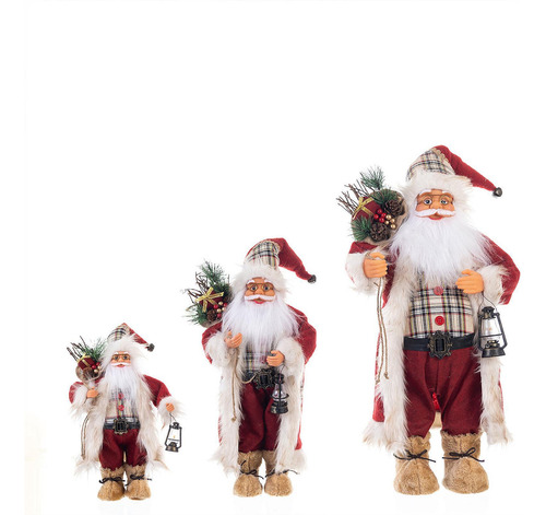Figura De Papá Noel, Adorno Navideño, 60 Centímetros