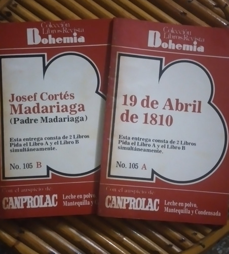 Josef Cortes Madariaga / 19 De Abril De 1810 / Tomos A Y B