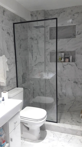 Mampara Fija 8mm Laminado De Seguridad 160x70 Marco/completo