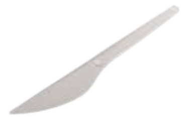 Cuchillo Descartable Blancas Pack X 100 Unidades