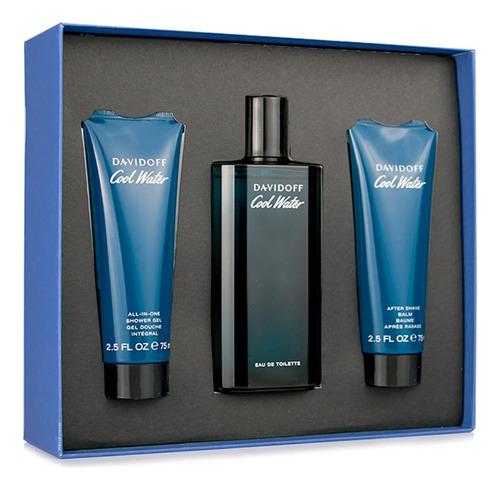 Set Davidoff Cool Water 125ml Eau De Toilette Hombre