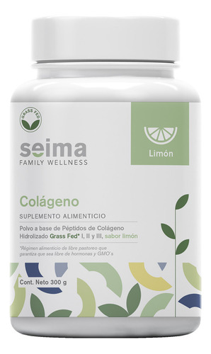 Colágeno Hidrolizado, Péptidos Bioactivos, Grass Fed, Limón
