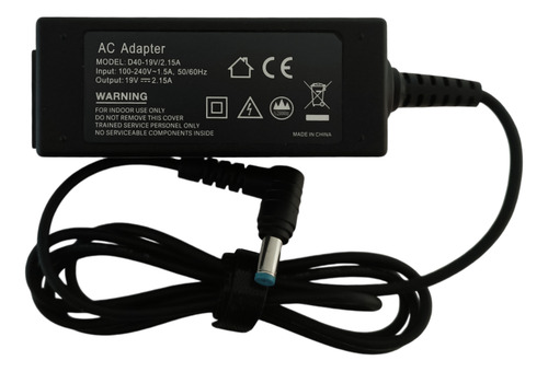 Cargador Acer One 19v 2.15a 521 522 531h 532h Nav51 Em355