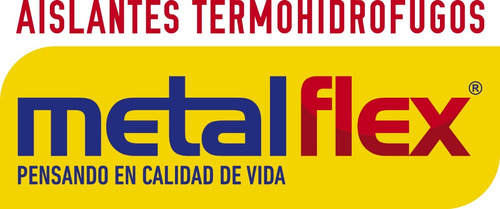 Aislante 10 Mm. Metalflex Aluminizado Con Solapa 1 X 20 M.