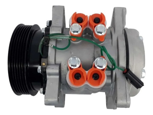 Compressor Ar Cond Santana Saveiro Gol G1 G2 Polia 6pk  Novo