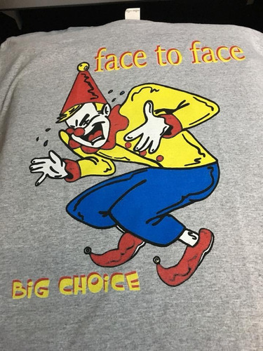 Imagen 1 de 3 de Face To Face Big Choice - Hardcore Punk - Polera- Cyco Recor