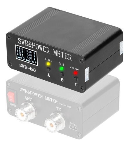 Medidor De Onda Corta De 1.8 Mhz-50 Mhz Vatios Power Short