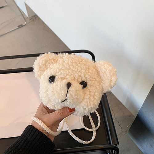 Bolso De Hombro De Felpa De Oso Lindo A La Moda, Bolso De