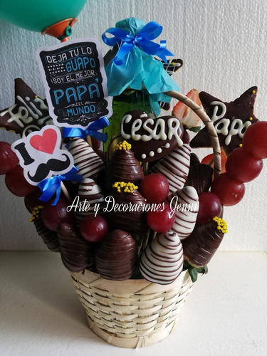 Arreglos Frutales, Fresas Con Chocolate, Flores, Peluches
