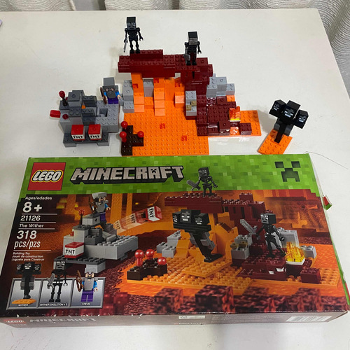 Lego Minecraft Original - Set The Wither Nether - 21126