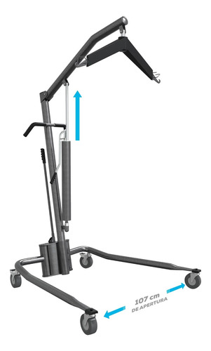 Grua Levanta Paciente Pluma Hidraulica Theramotion Tm990