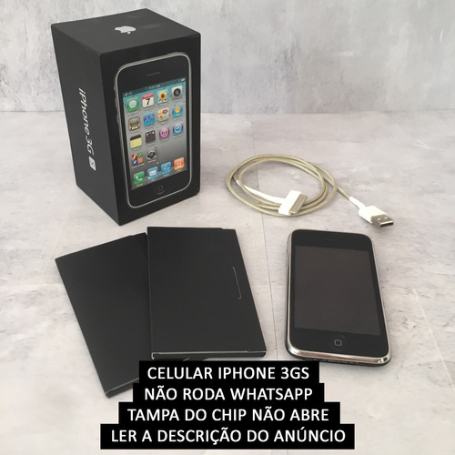 Celular Apple iPhone 3gs - Antigo / Raridade - Ler Descrição