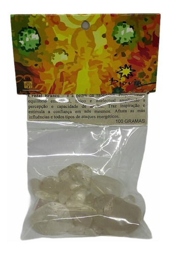 Pedra Rolada Cristal Branco 100g - 4201 