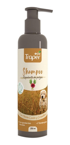 Shampoo Para Perro Repelente De Pulgas 250 Ml Afj