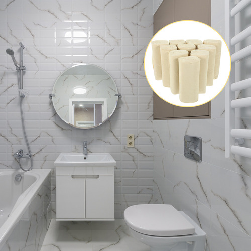 16 Rollos De Papel Absorbente De Agua, Pulpa De Bambú, Tejid