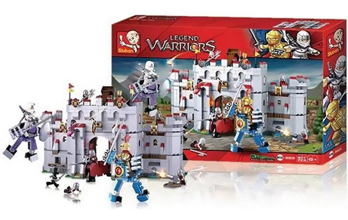 Imagem 3 de 4 de Meninos Blocos De Montar Sluban Cavaleiros & Castelo Br1341