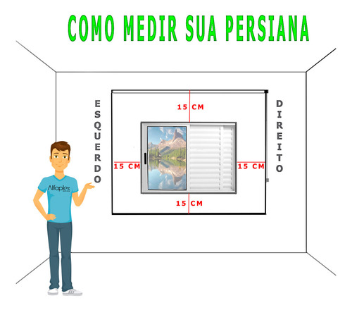 Persiana Rolo Tela Solar 3% 1,30 (l) X 1,30 (a)