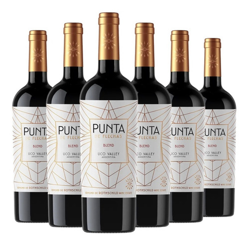 Vino Punta De Flechas Corte Caja X 6 X 750ml. - Blend