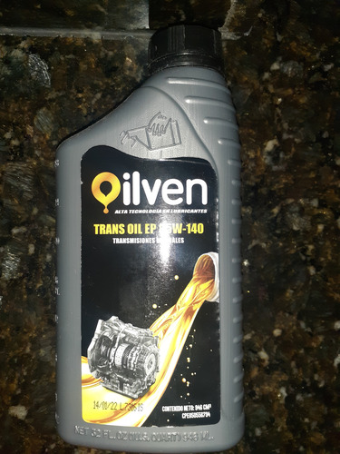 Aceite Transmision Manual Ep 85w 140 Oilven 0.946 L.