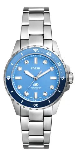 Reloj fossil blue dama new arrivals