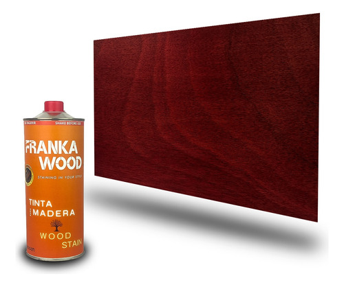 Tinta Para Madera Color Jamaica Franka Wood 1lt Rinde 16mt2